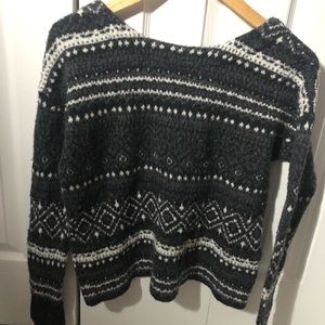 NWOT Cropped Fair Aisle Sweater